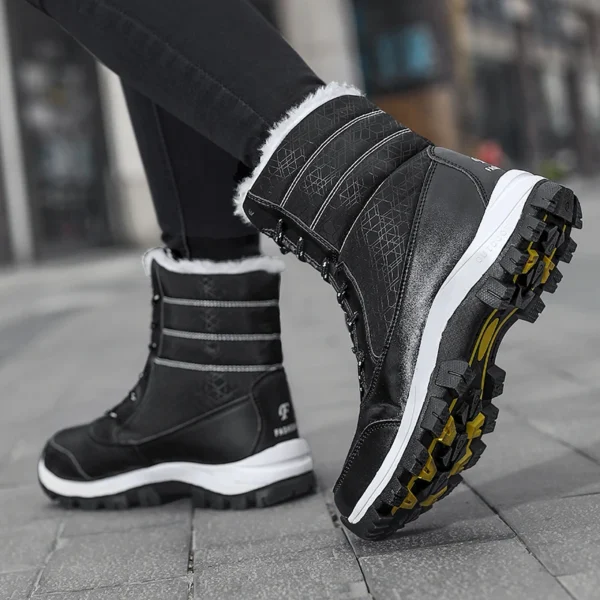 Snow Boots Plush Warm Ankle Boots for Women Winter Shoes Waterproof Boots Female Winter Shoes Booties Botas Mujer Platform Heels - Image 5