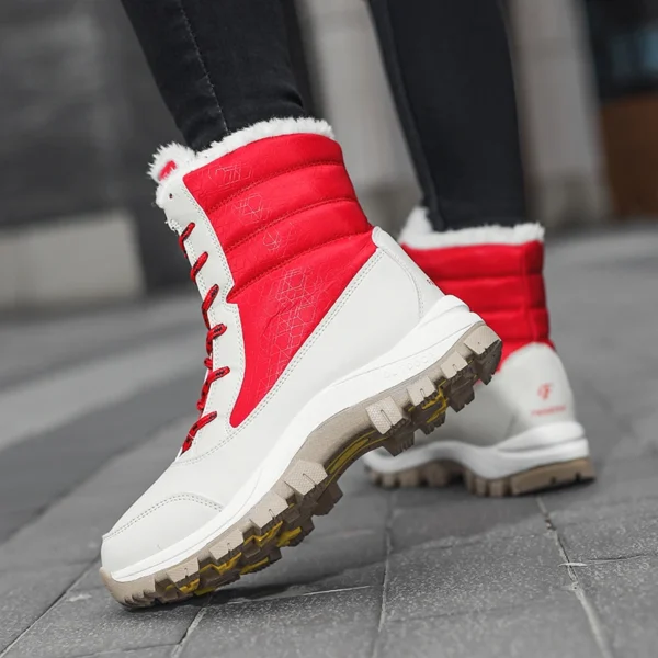 Snow Boots Plush Warm Ankle Boots for Women Winter Shoes Waterproof Boots Female Winter Shoes Booties Botas Mujer Platform Heels - Image 3